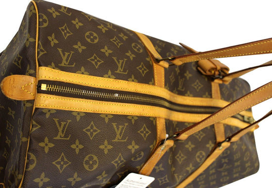 Louis Vuitton Vintage Brown Monogram Sac Souple 55 Luggage Bag –