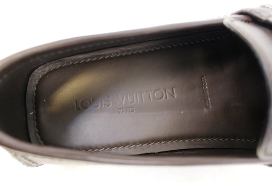 LOUIS VUITTON MONTE Carlo Moccasins Dark brown LV, Size 9.5 US, Driving  Shoes $250.00 - PicClick