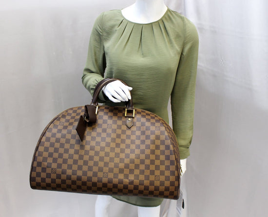 Louis Vuitton Damier Ebene Canvas Leather Ribera GM Bag