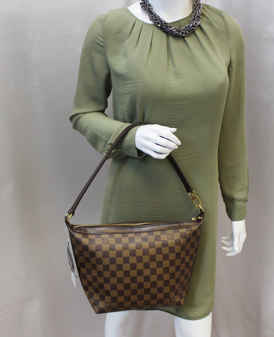 Louis Vuitton The Illovo MM Damier Ebene Top Handle Bag on SALE