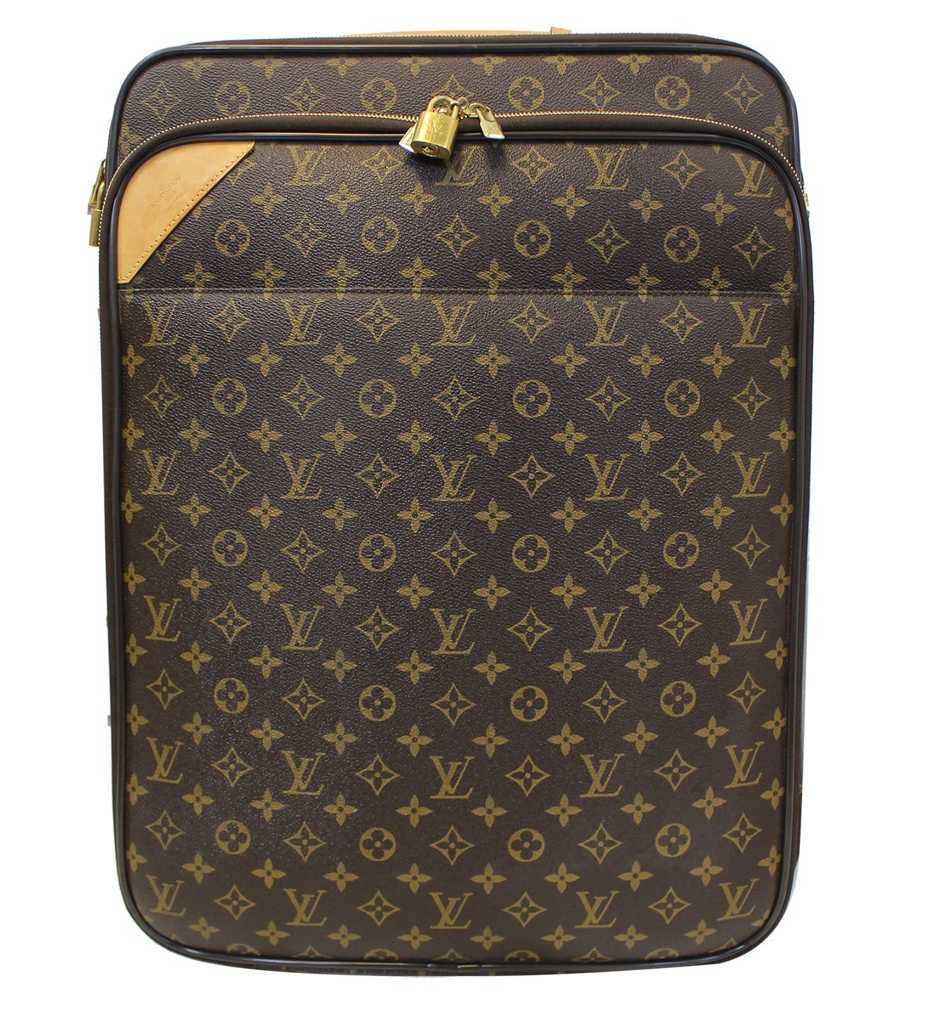 LOUIS VUITTON Travel bag in Monogram canvas and natural…