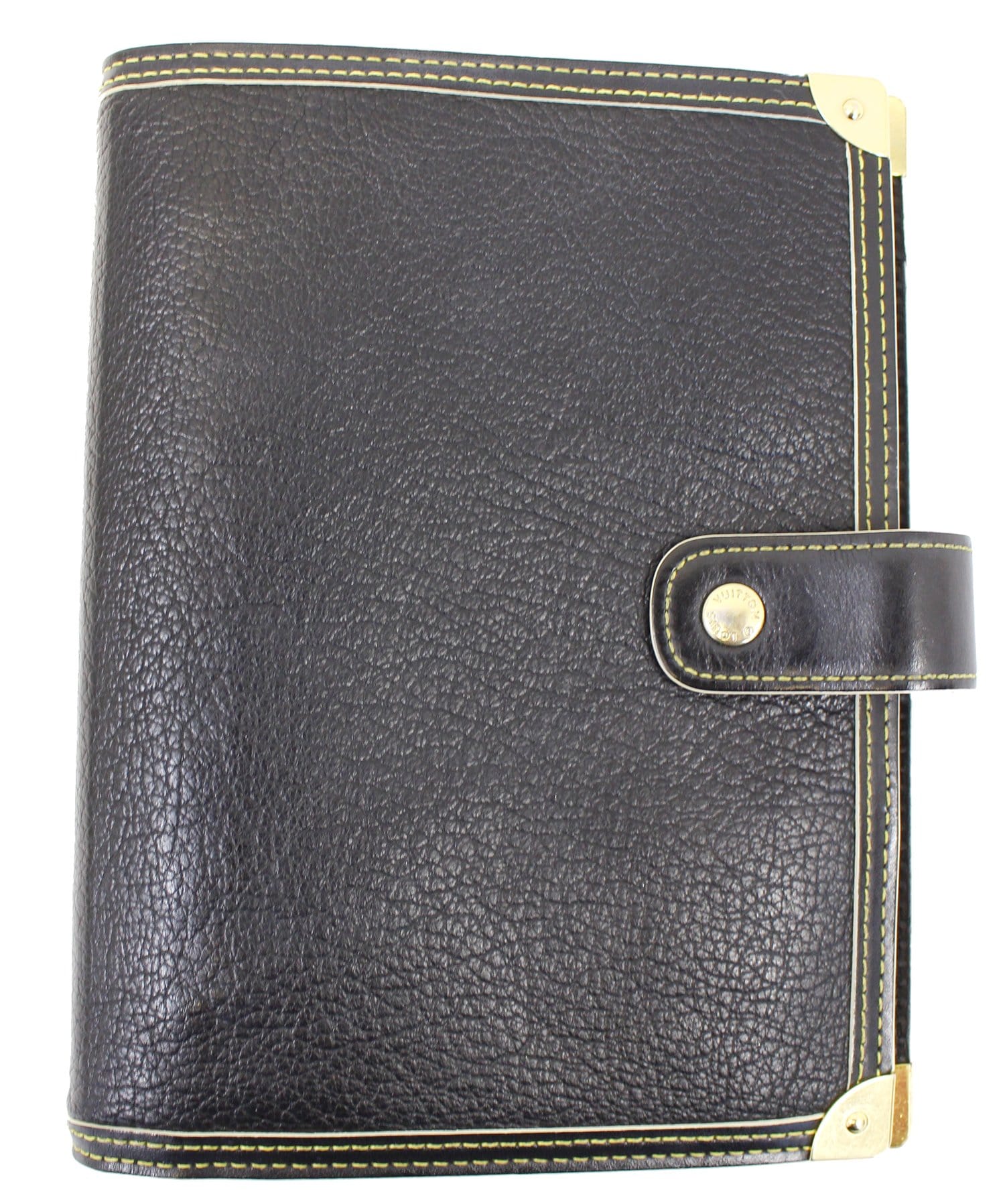 LOUIS VUITTON Suhalis Agenda MM Day Planner Cover Black - Sale