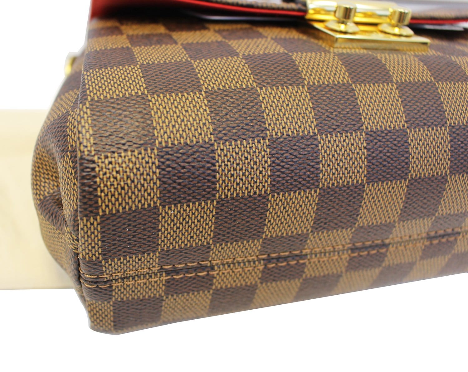 Authentic LOUIS VUITTON Damier Ebene Croisette Bag TT1745