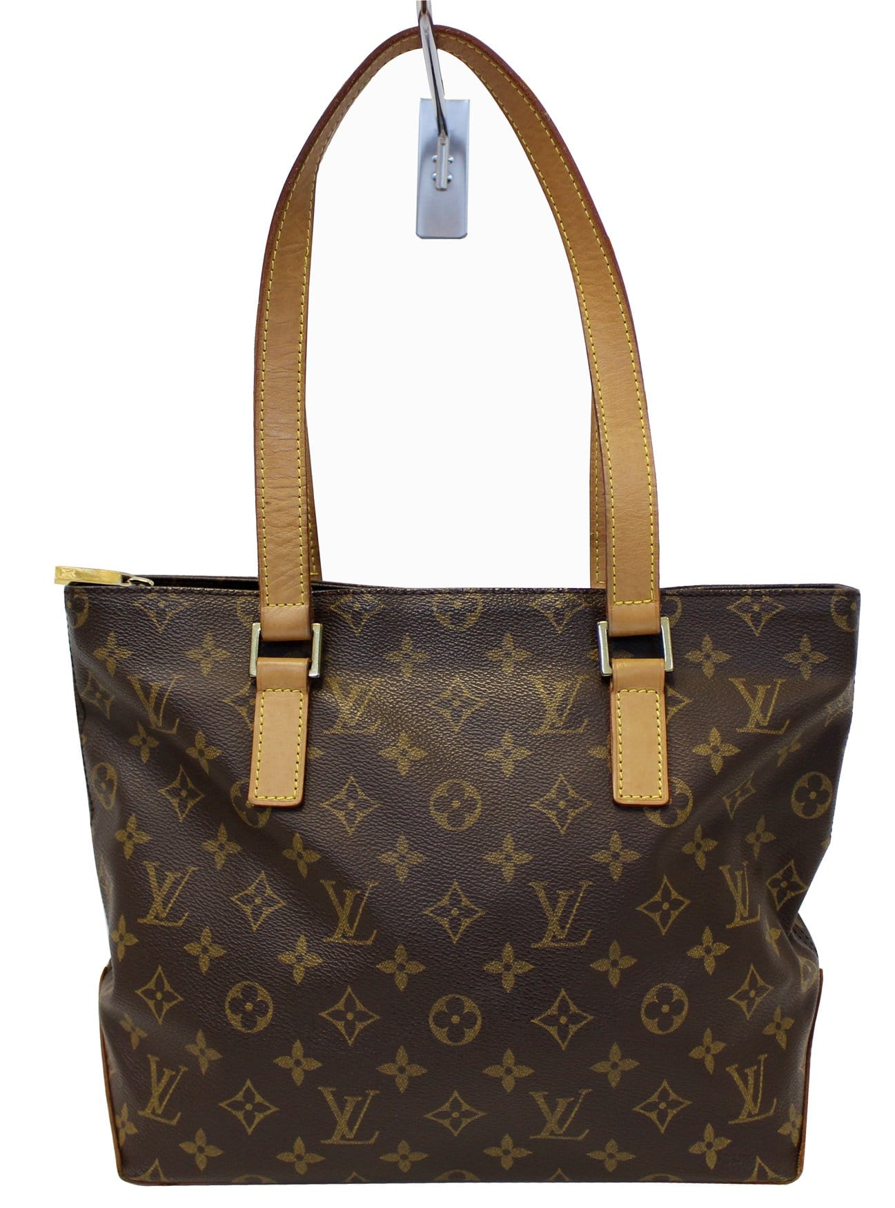 Pre-owned Louis Vuitton Monogram Cabas Piano Shoulder Bag In Brown