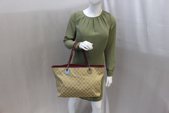 Eclipse cloth tote Gucci Brown in Cloth - 17565617