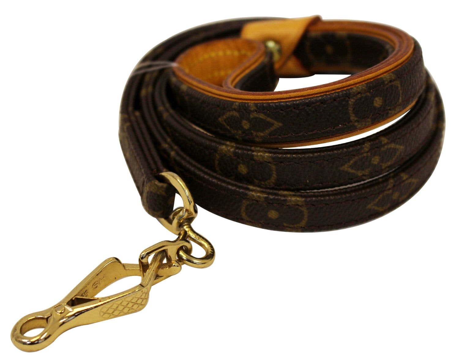 Louis Vuitton Dog Leash Baxter MM Monogram Canvas Strap