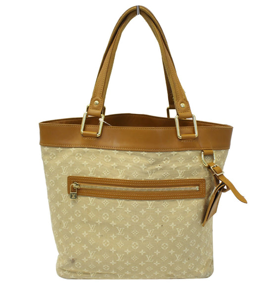 Louis Vuitton Vintage - Monogram Mini Lin Lucille PM Bag - Beige