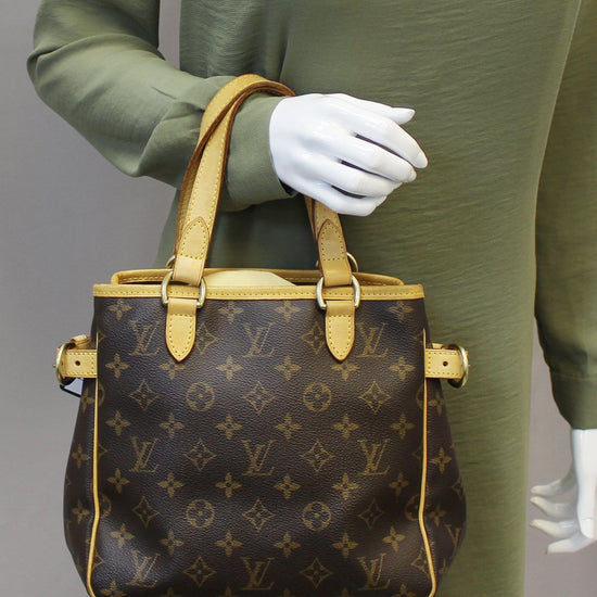 Louis Vuitton Batignolles Vertical Monogram Canvas Leather Tote Bag –  Brandoll