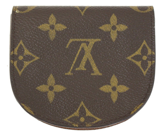 Authenticated used Louis Vuitton Monogram Satin Porte-Monnaie Satin M92137 Women,Men Monogram Satin Coin Purse/coin Case Noir, Adult Unisex, Size: (