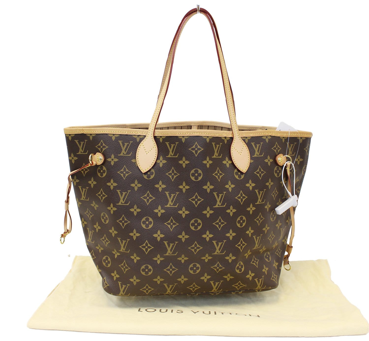 LOUIS VUITTON Tote Bag M56584 Neverfull MM Monogram Giant Orange