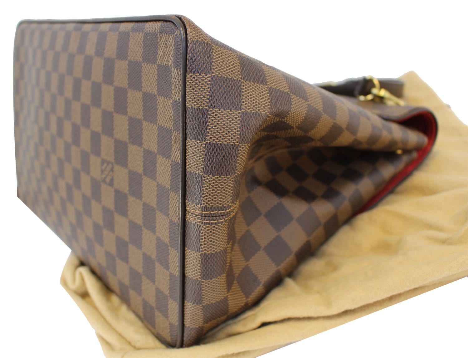 Louis Vuitton Damier Ebene Canvas Bergamo Gm