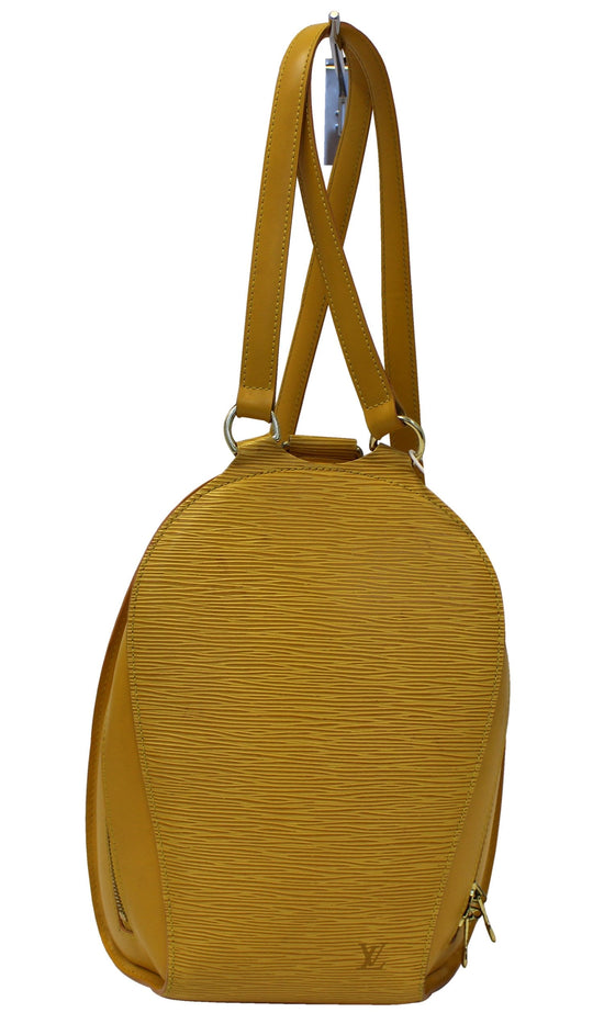 Yellow Louis Vuitton Epi Mabillon Backpack – Designer Revival