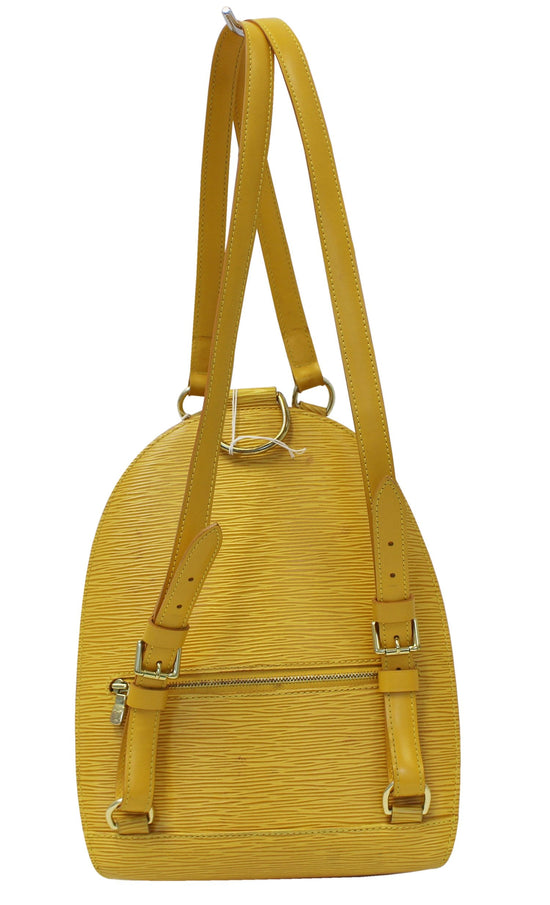 vuitton epi mabillon backpack yellow