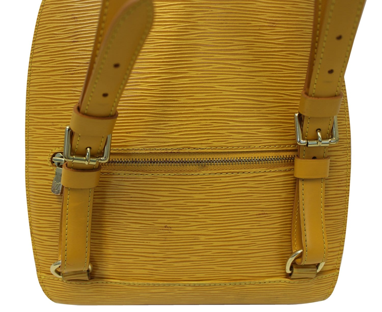 LOUIS VUITTON Epi Leather Mabillon Backpack Yellow