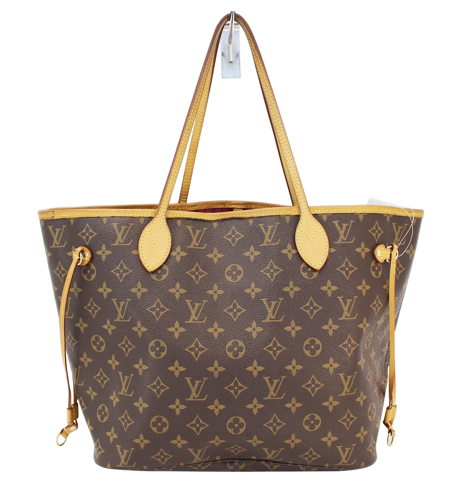 Louis Vuitton Women's Fuchsia Leather & Monogram Canvas LV Circle