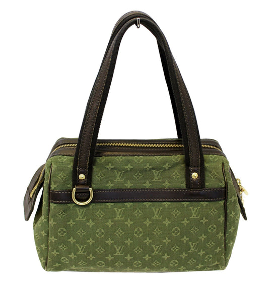 Louis Vuitton Khaki Olive Monogram Mini Lin Josephine PM Speedy Boston –  Bagriculture