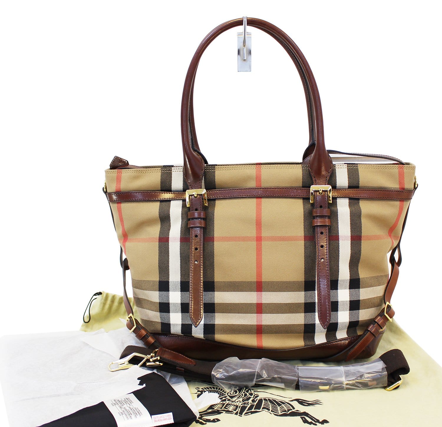 Authentic BURBERRY Marta Check Canvas Baby & Diaper Bag E3394 | Dallas ...