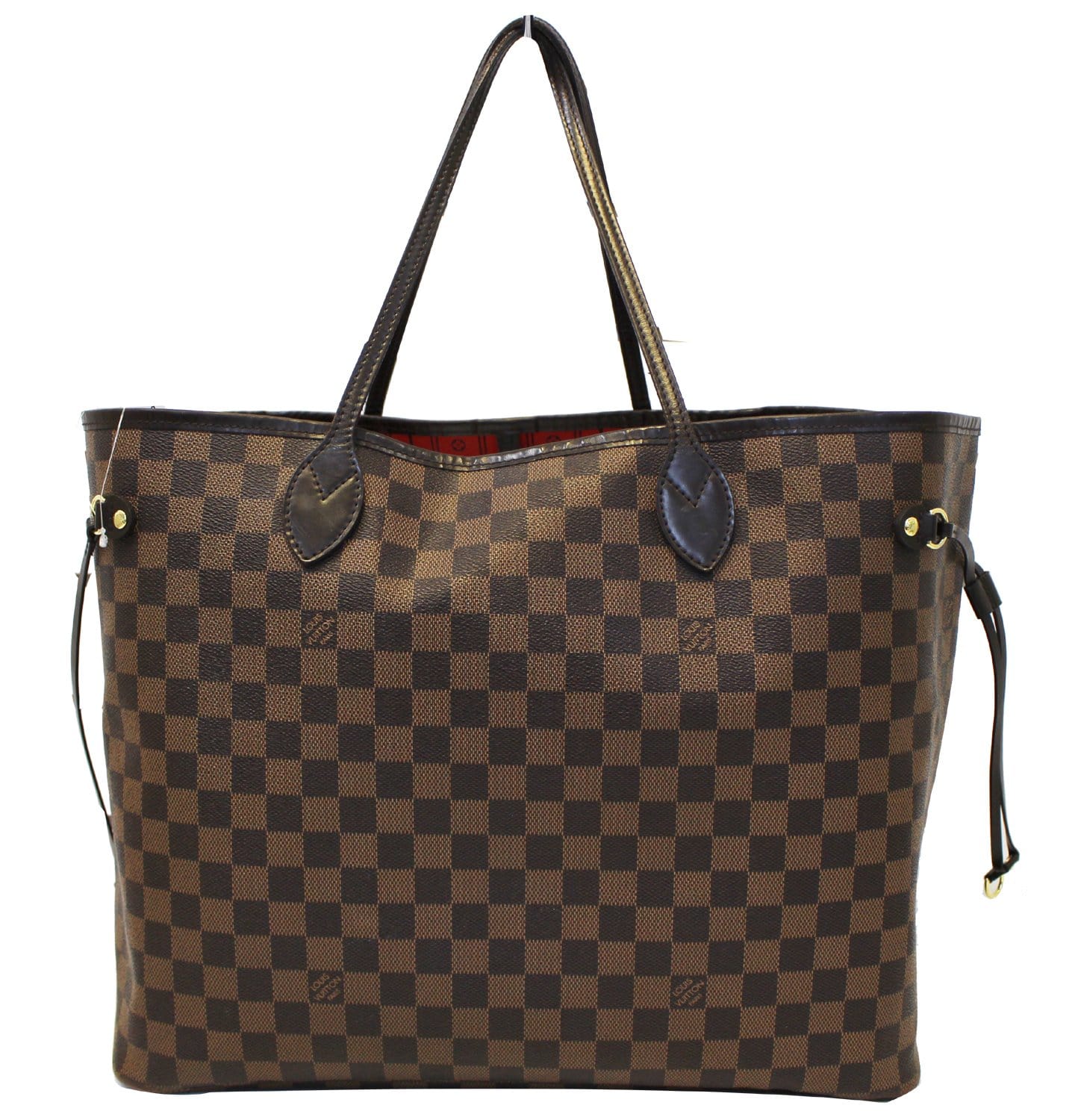 LOUIS VUITTON Damier Ebene Neverfull GM Tote Bag