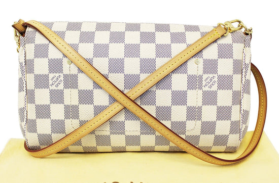 Louis Vuitton Damier Azur Favorite MM Shoulder Bag (SHF-juX6f7