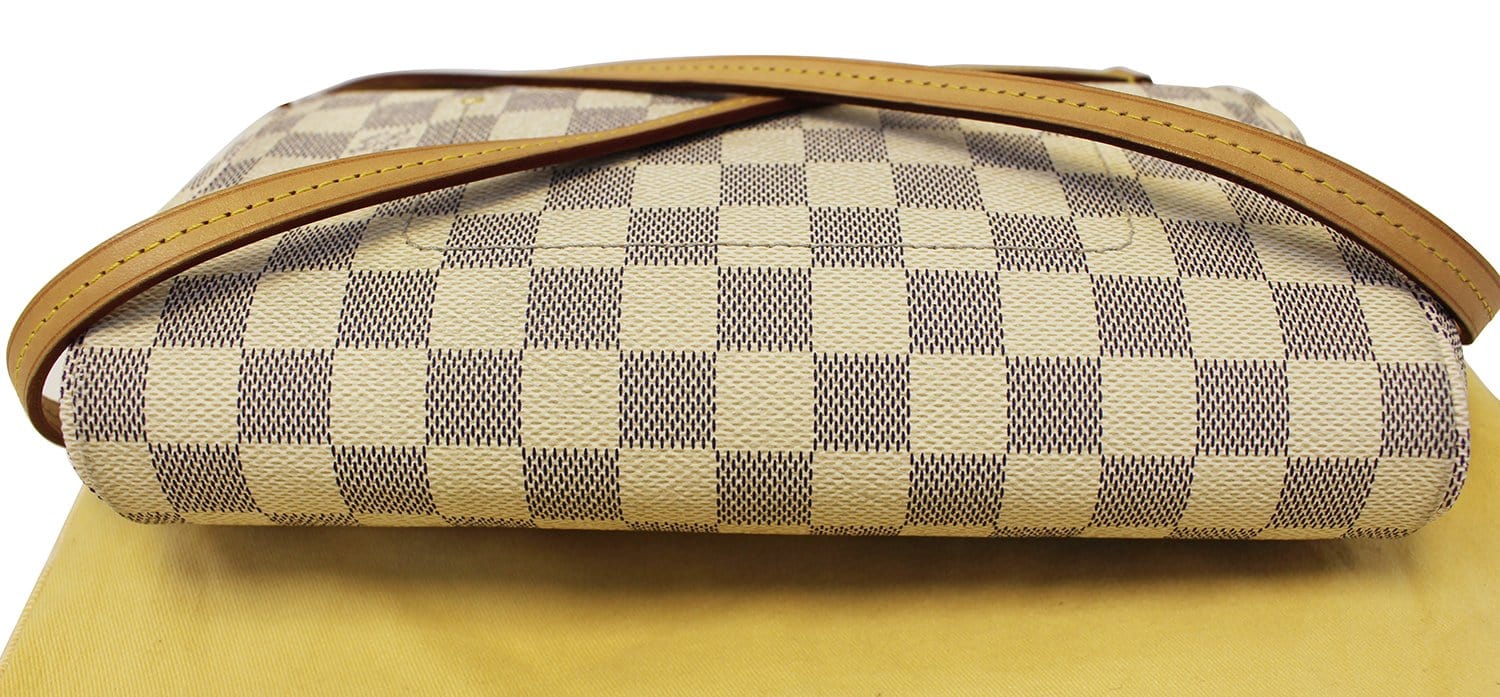 LOUIS VUITTON Damier Azur Favorite MM Crossbody Bag