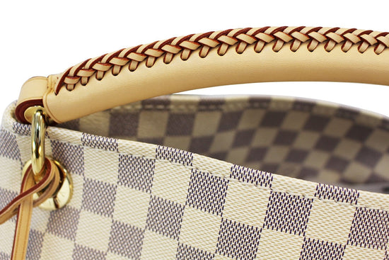 Louis Vuitton Damier Azur Artsy MM Shoulder Bag (SHF-22677) – LuxeDH