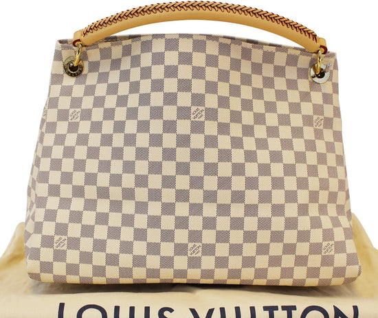 Louis Vuitton Damier Azur Artsy MM Shoulder Bag (SHF-22363) – LuxeDH