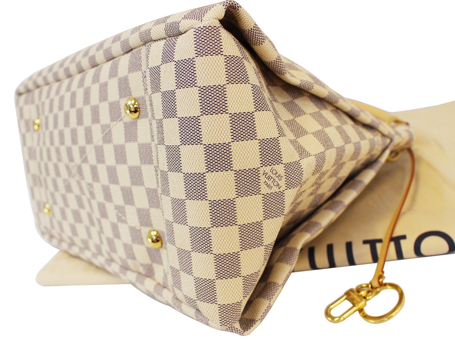 Authentic LOUIS VUITTON Artsy MM Damier Azur Shoulder Handbag E3393 | Dallas Designer Handbags