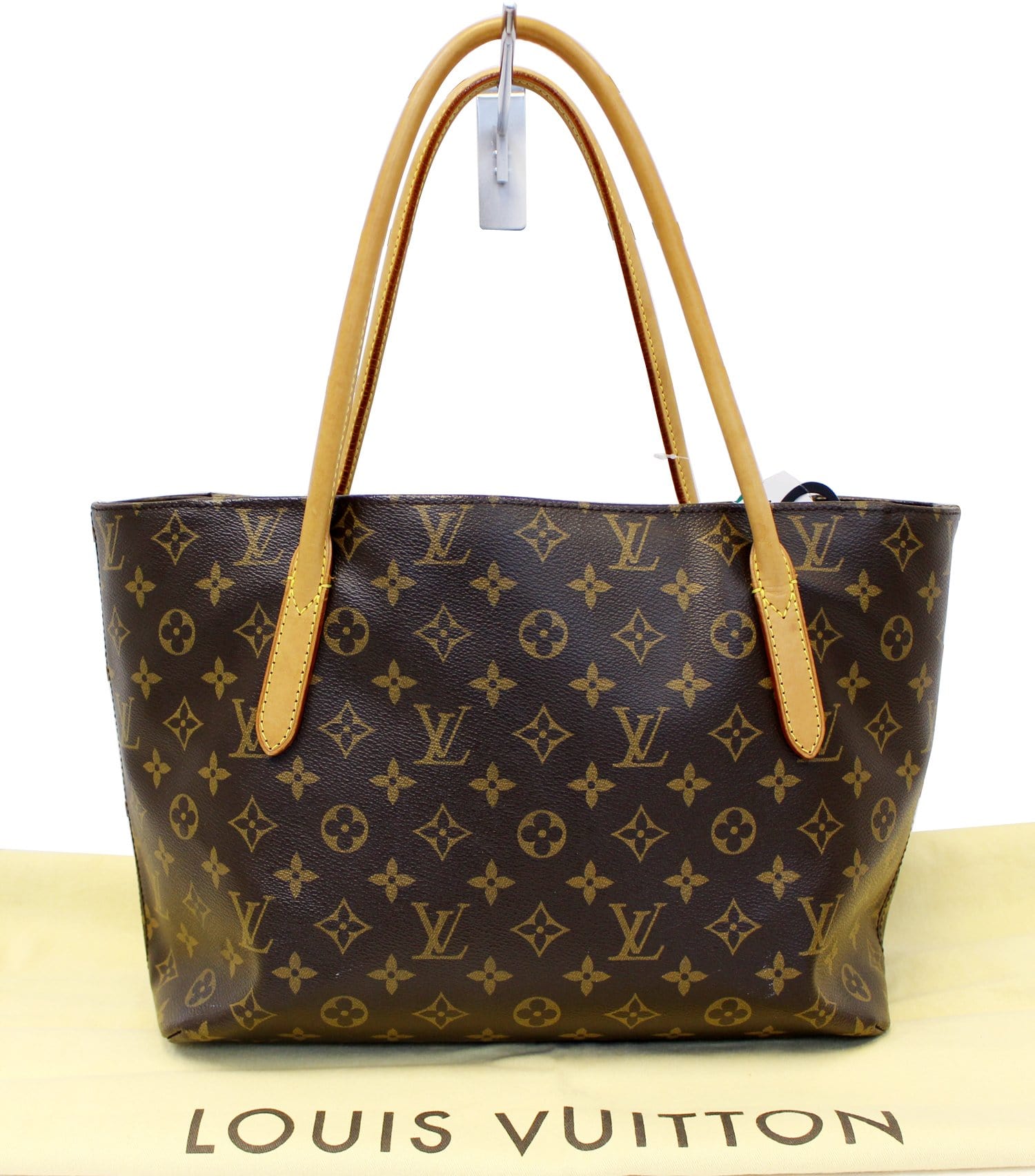 LOUIS VUITTON Raspail MM Monogram Canvas Shoulder Bag Brown