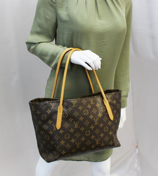 Louis Vuitton Raspail PM Monogram Tote Brown Shoulder Bag Purse