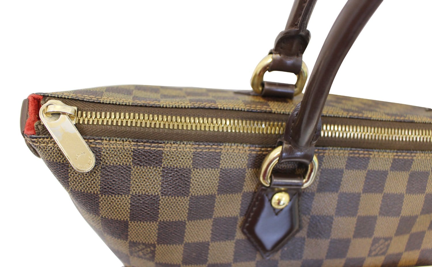 LOUIS VUITTON Damier Ebene Saleya GM Shoulder Handbag | Dallas Designer Handbags