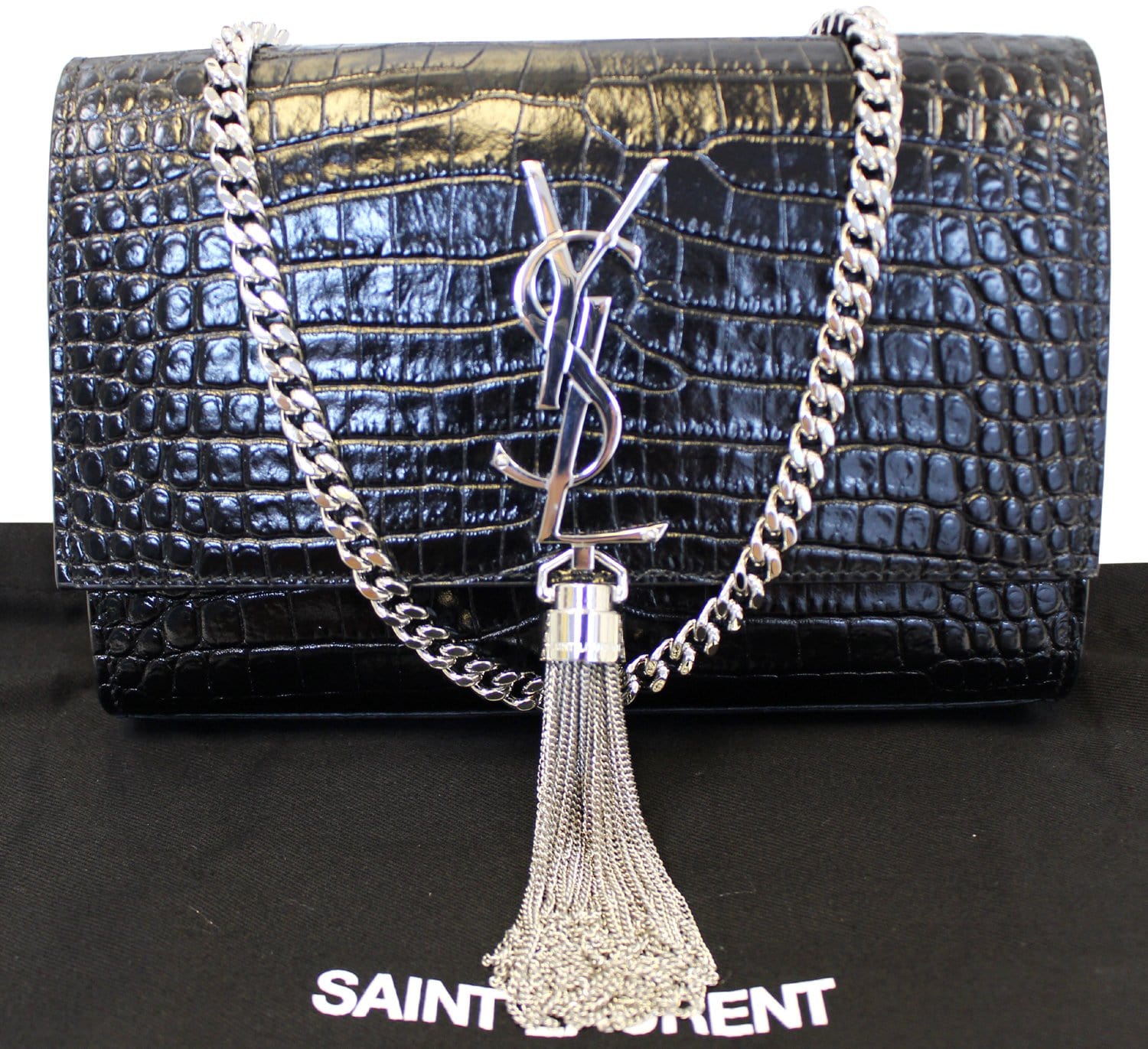 Yves Saint Laurent Handbag - Silver - Coleção - Vania's Change