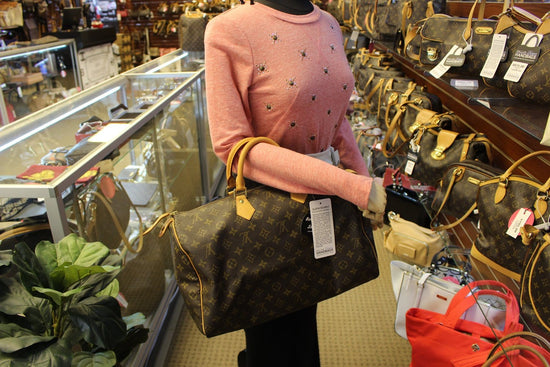 LOUIS VUITTON Speedy 40 Monogram Canvas Satchel