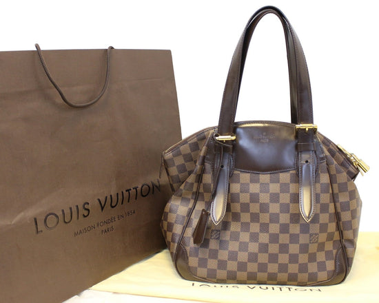 Louis Vuitton Damier Ebene Canvas Verona MM Bag – STYLISHTOP