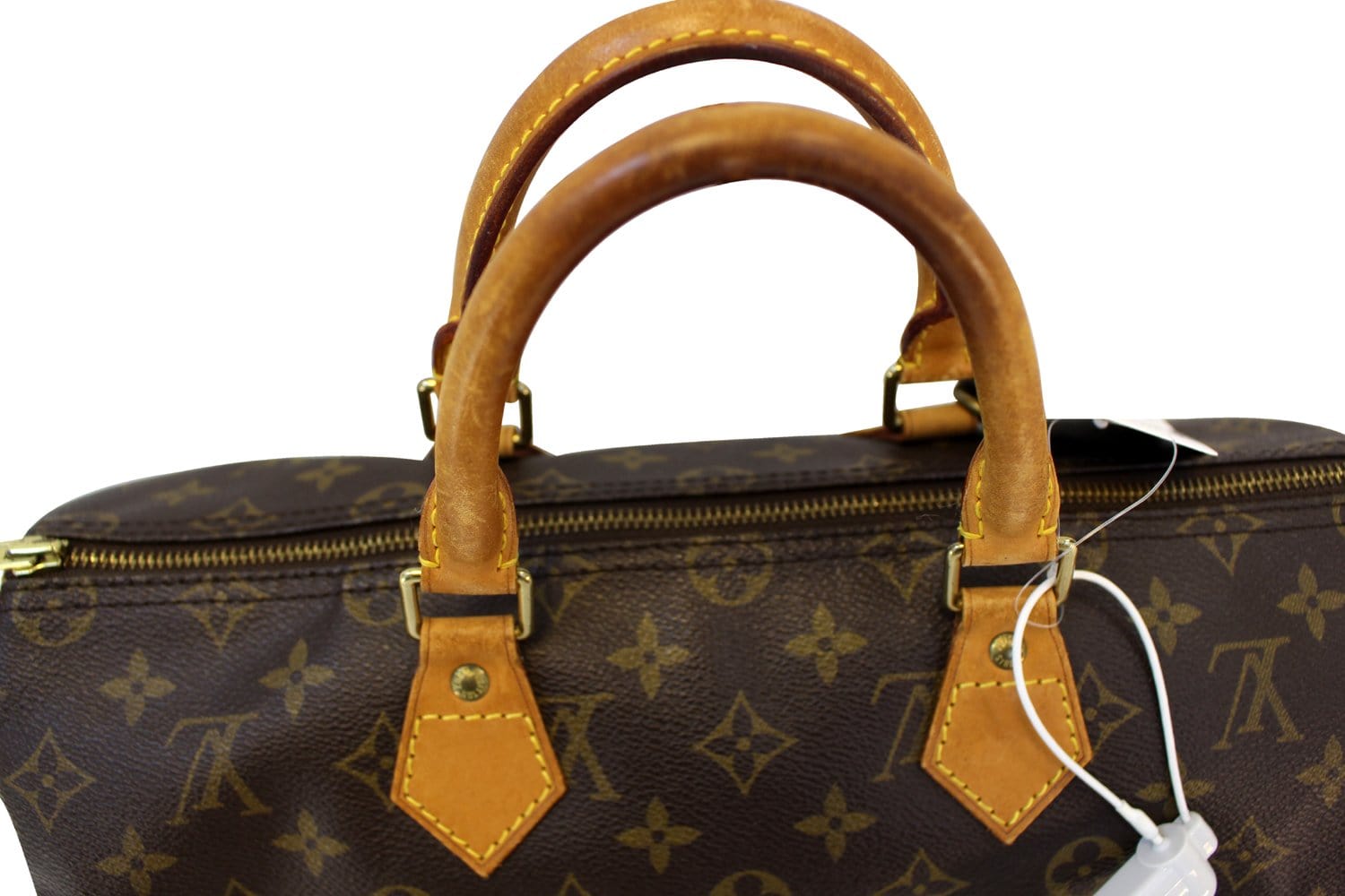 Authentic LOUIS VUITTON Monogram Speedy 35 Handbag E3318