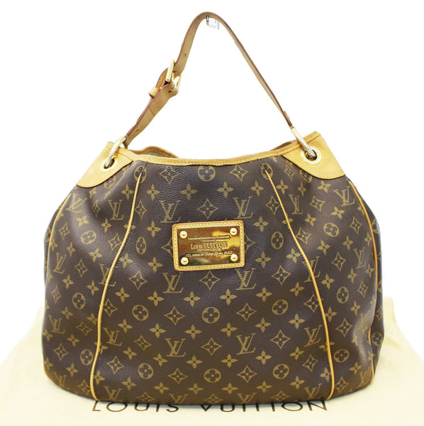 Authentic LOUIS VUITTON Monogram Galliera GM Shoulder Tote Handbag E37