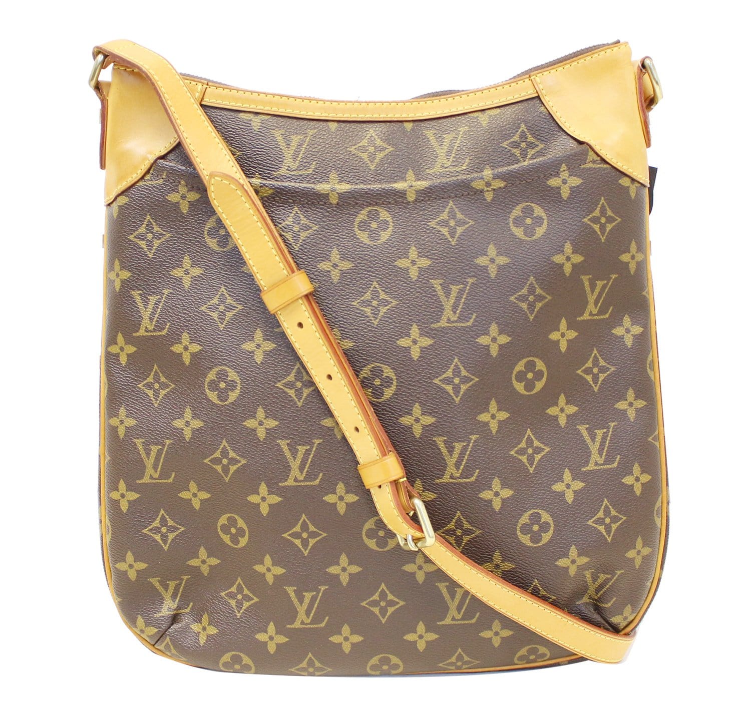 LOUIS VUITTON Monogram Canvas Odeon MM Crossbody Bag