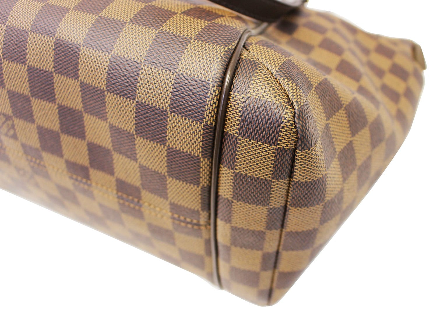 Authentic LOUIS VUITTON Damier Ebene Totally MM Shoulder Handbag E3714