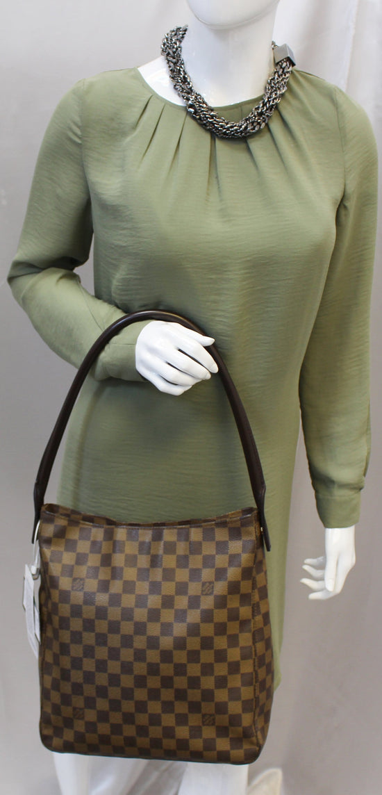 Brown Louis Vuitton Monogram Looping GM Shoulder Bag – Designer