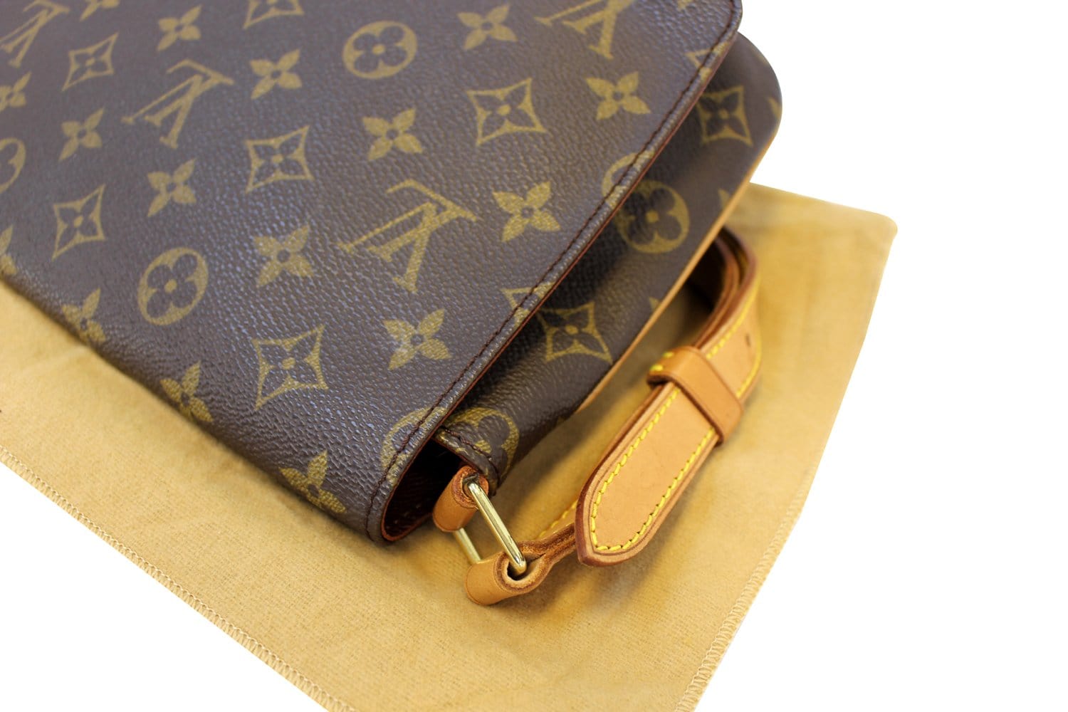 Authentic LOUIS VUITTON Monogram Musette Tango Shoulder Bag E3317