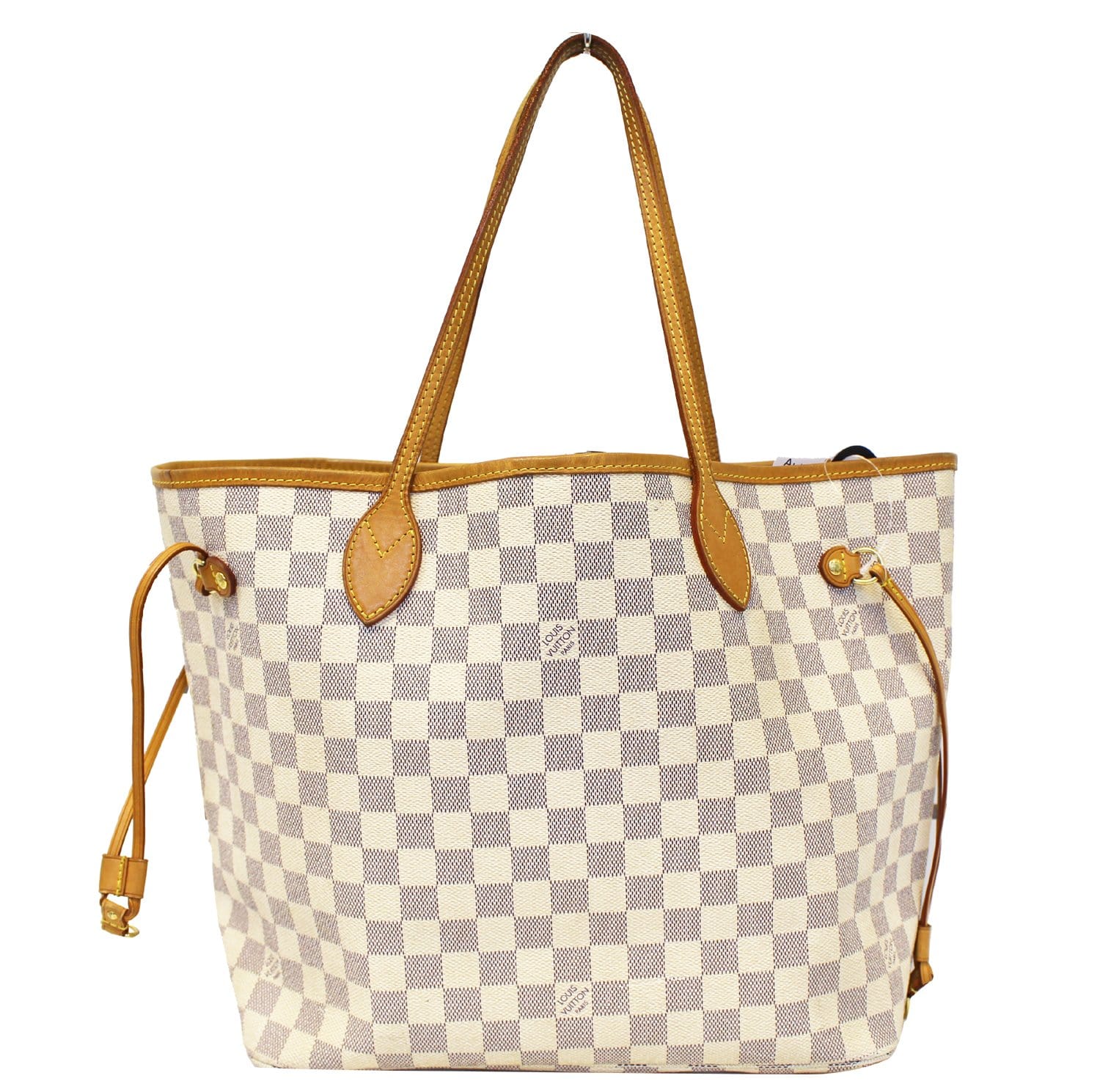 LOUIS VUITTON Damier Azur Neverfull MM Tote Bag