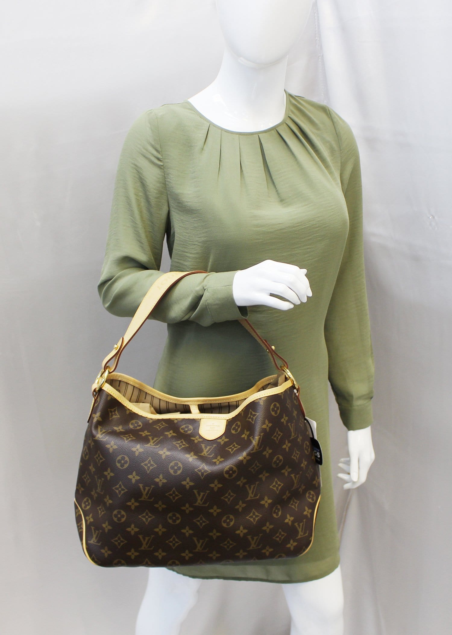 Authentic LOUIS VUITTON Delightful PM Monogram Shoulder Bag Hobo E3719