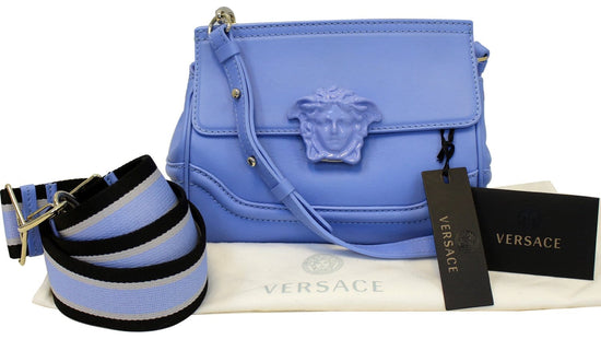 Versace | Mini Lamb Leather Crossbody Bag | Black Tu
