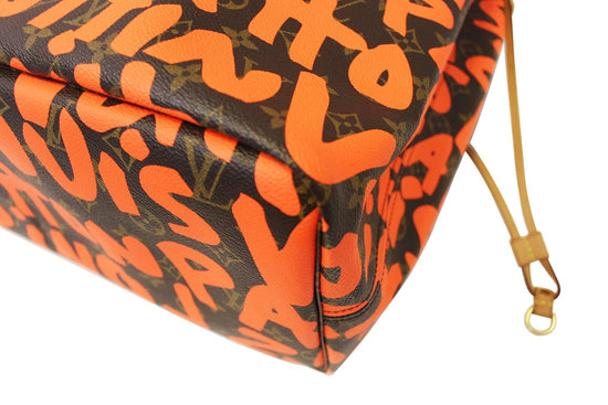 Louis Vuitton Limited Edition Orange Stephen Sprouse Graffiti Neverfull GM  Bag - Yoogi's Closet