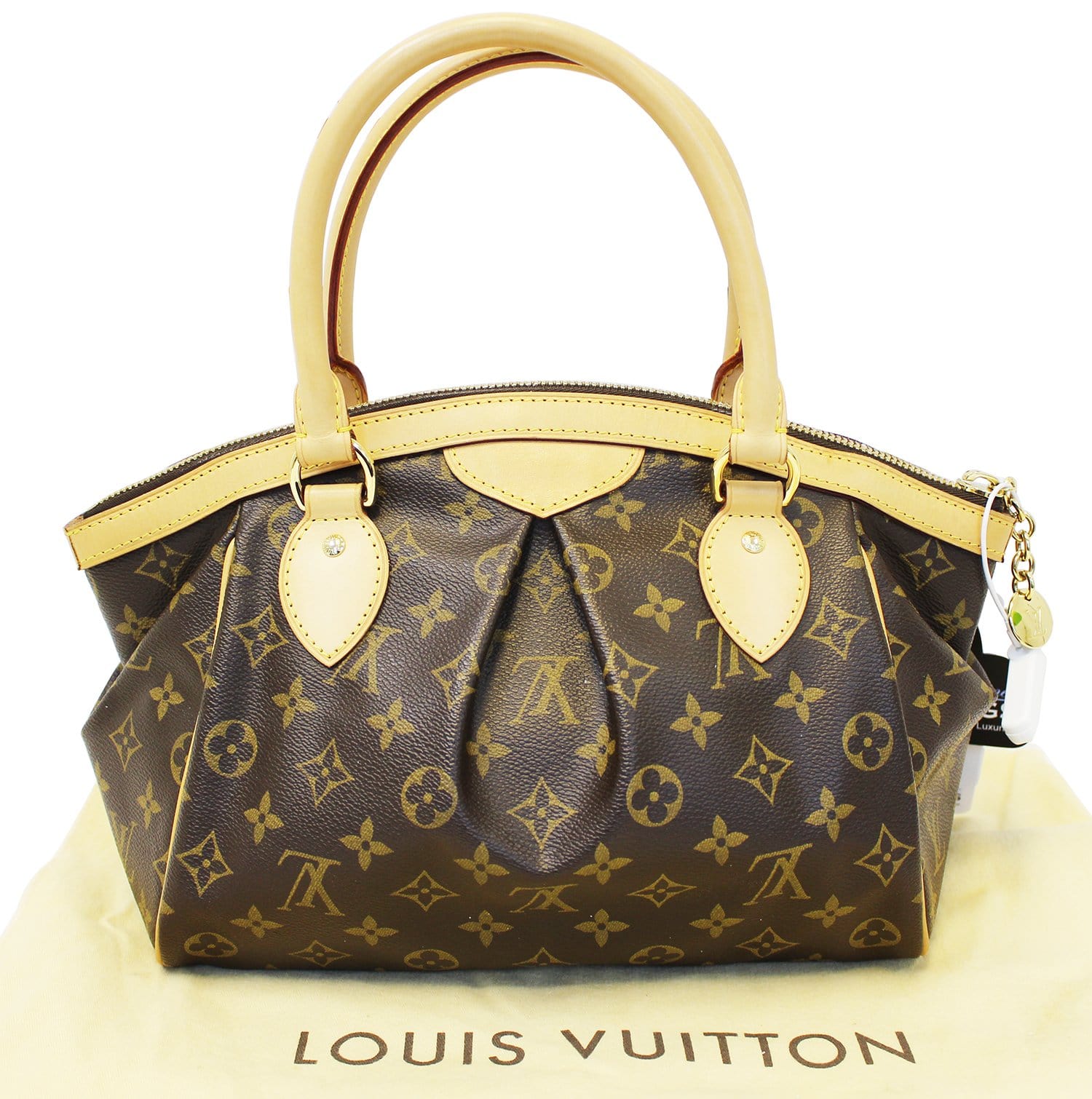 Authentic LOUIS VUITTON Monogram Tivoli PM Shoulder Handbag E3696
