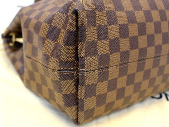 Louis Vuitton Graceful MM, Damier Ebene, Preowned in Box WA001