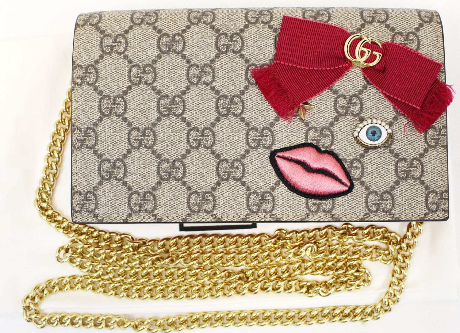 Gucci GG Supreme Web Crossbody (SHG-Dazr8b) – LuxeDH