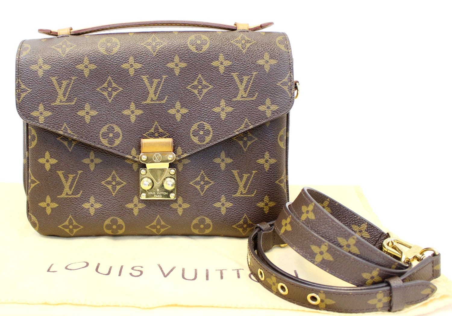 LOUIS VUITTON Monogram Canvas Metis Pochette Crossbody Bag