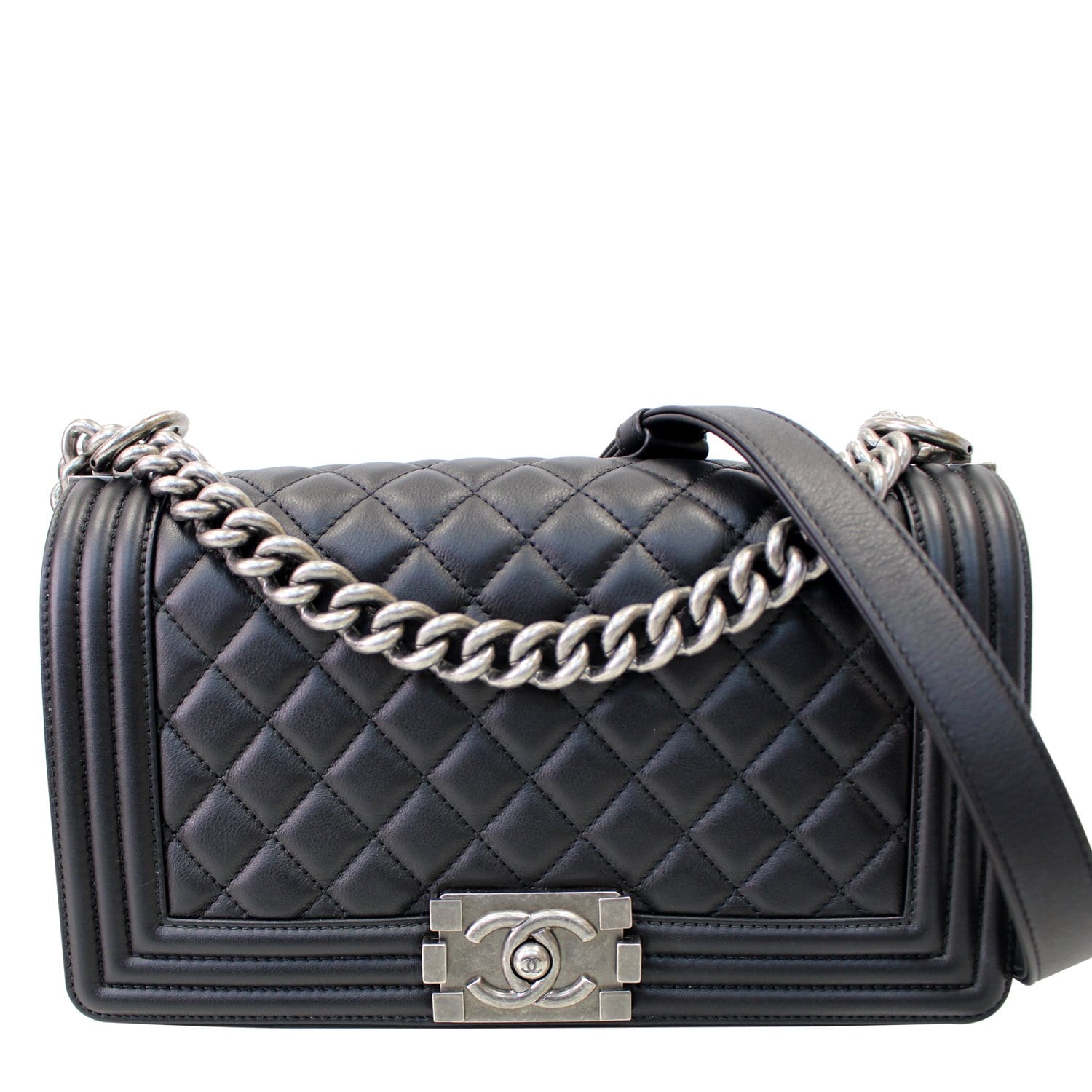 Boy leather crossbody bag Chanel Black in Leather - 38856146