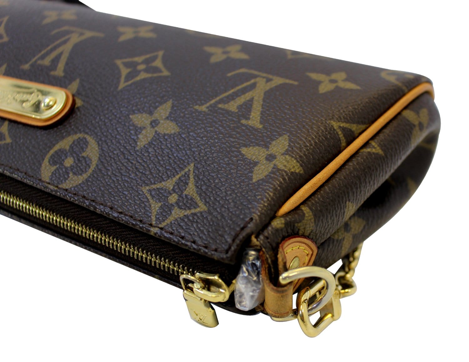 LOUIS VUITTON Monogram Pochette Eva Clutch Shoulder Bag