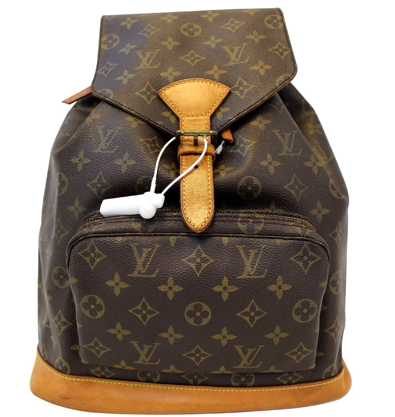 Louis Vuitton Vintage Monogram Montsouris Backpack Brown